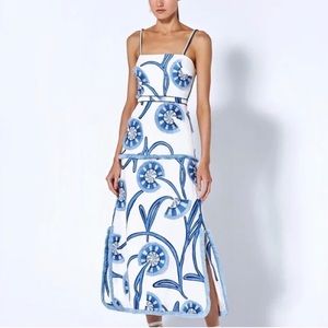 ISO Alexis Bouquet Dress - Blue